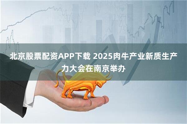 北京股票配资APP下载 2025肉牛产业新质生产力大会在南京举办