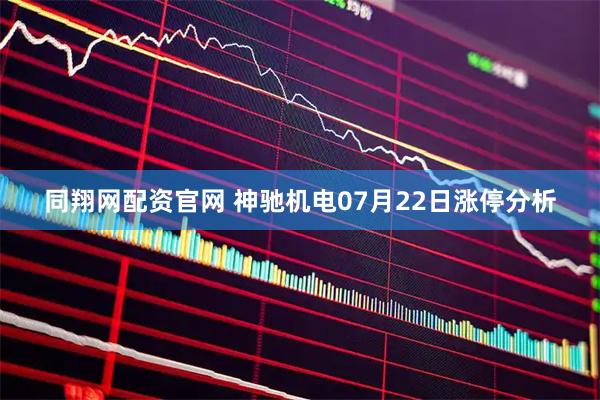 同翔网配资官网 神驰机电07月22日涨停分析